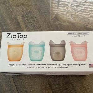 NEW Zip Top baby snack containers